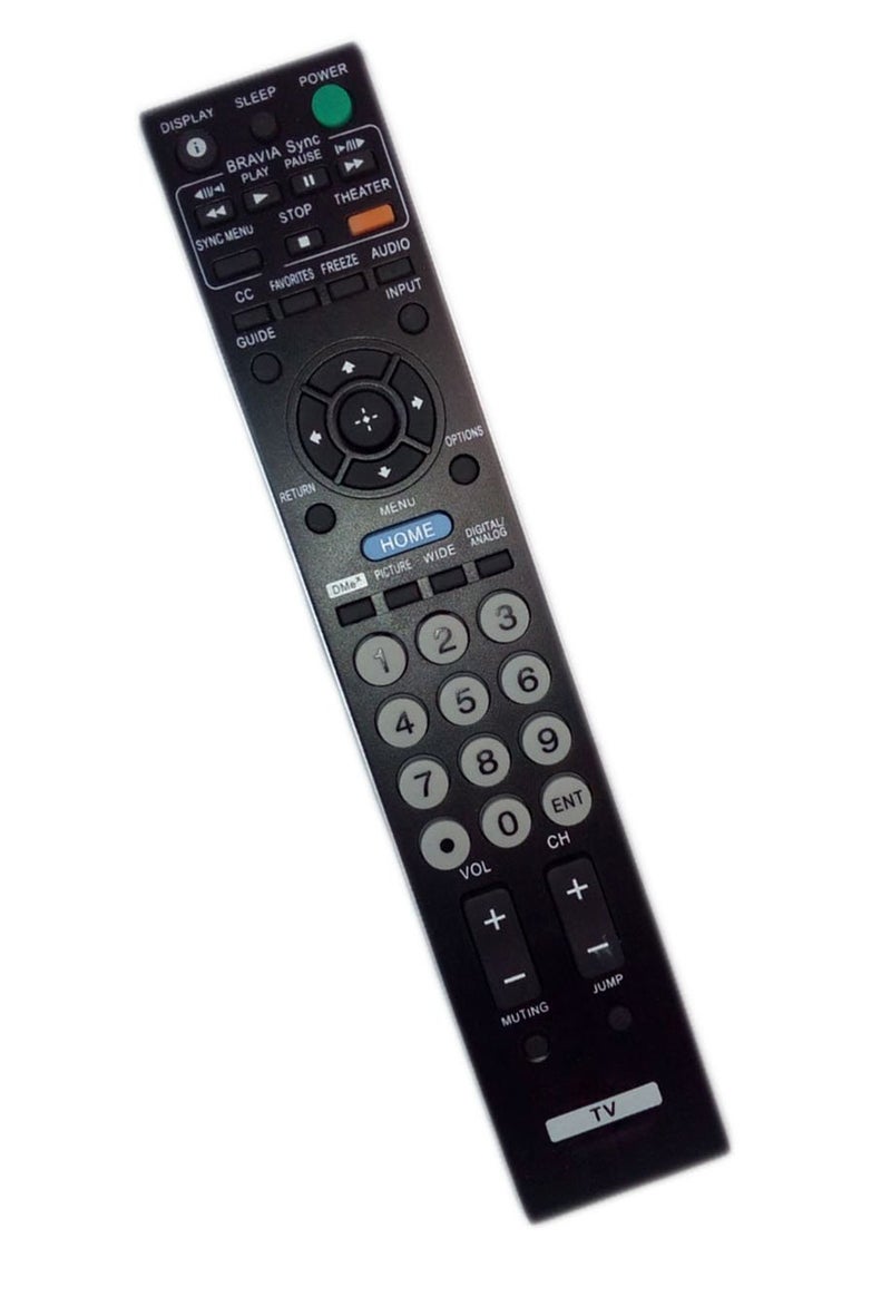 JustFine Replaced Remote Control Compatible for Sony KDL-40S3000 RM-YD005 KLV-52W410 KDL-22BX320 KDL-22L4000 KDL32M4000W KLV46V510 KDL32M4000R KLV52W510 KDL32M4000T KDL32N4000 Plasma LCD LED BRAVIA HDTV TV - Image 1